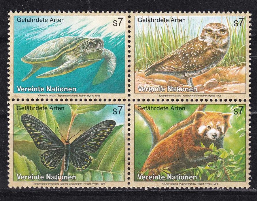 ONZ Wiedeń 1998 cena 4,90 zł kat.3€ - fauna