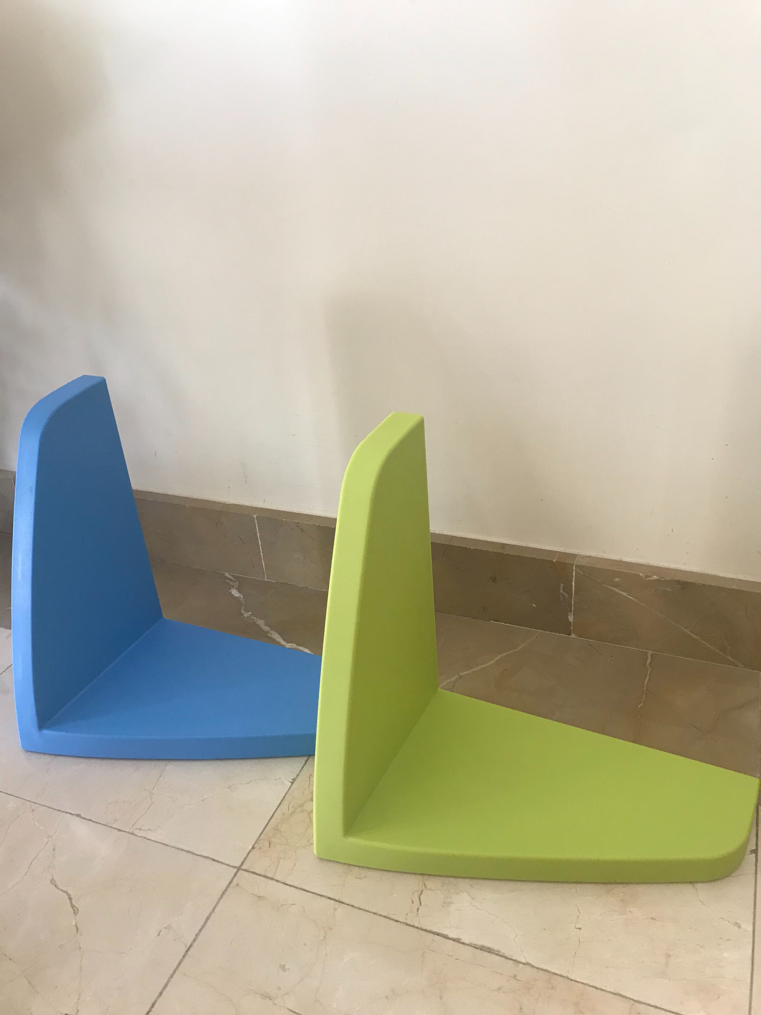 2 Prateleiras azul e verde