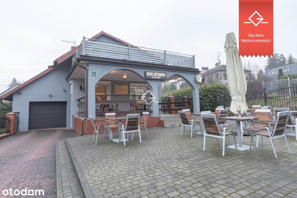 Dom z barem i garażem – Otomin przy jeziorze