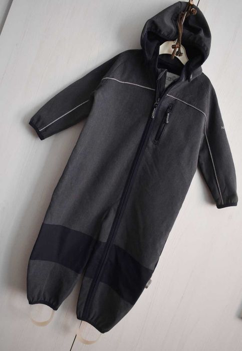 Kombinezon 86 softshell przeciwdeszczowy z kapturem ocieplany