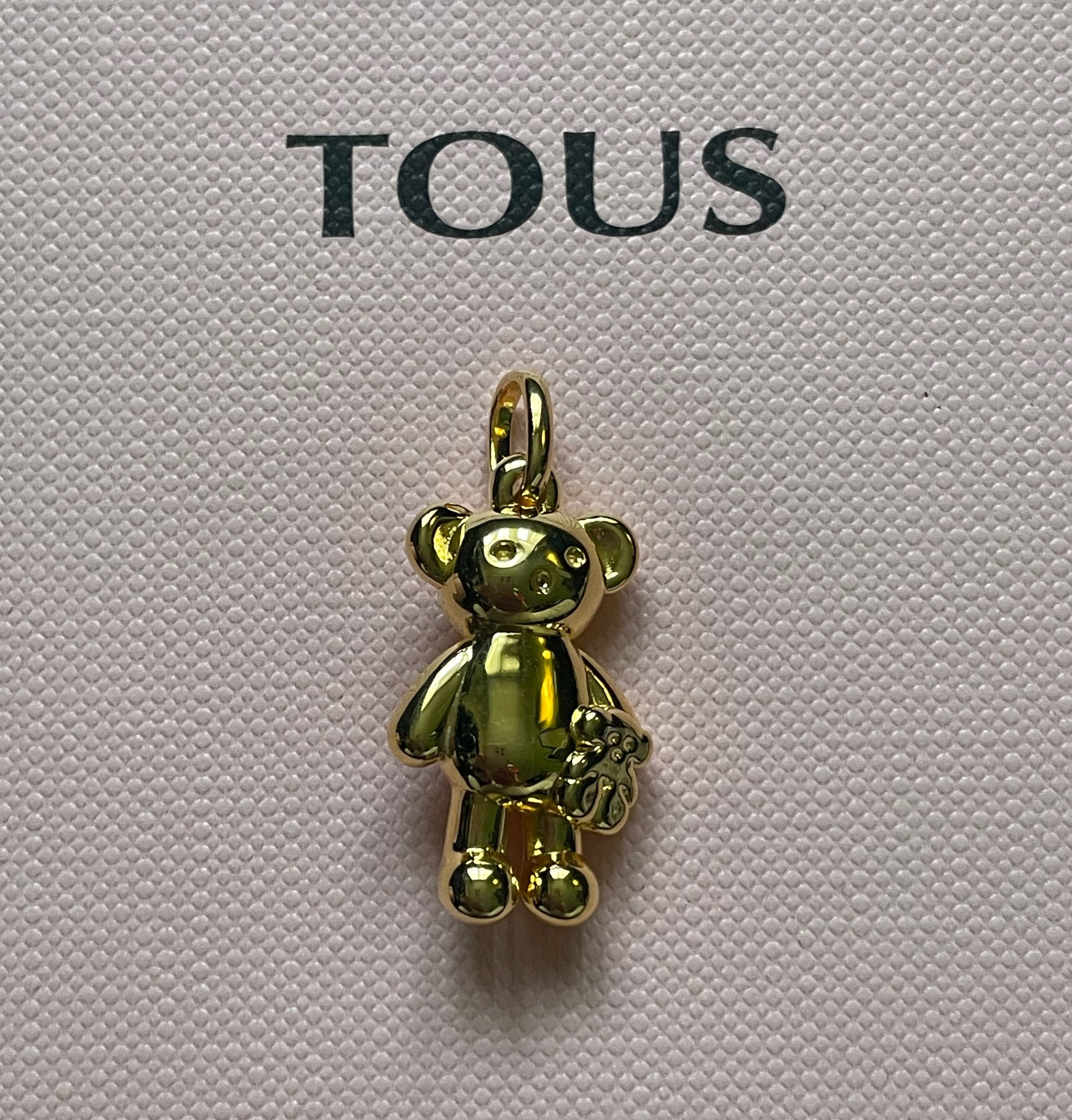 Mały wisiorek Tous z kolekcji Teddy Bear złoty