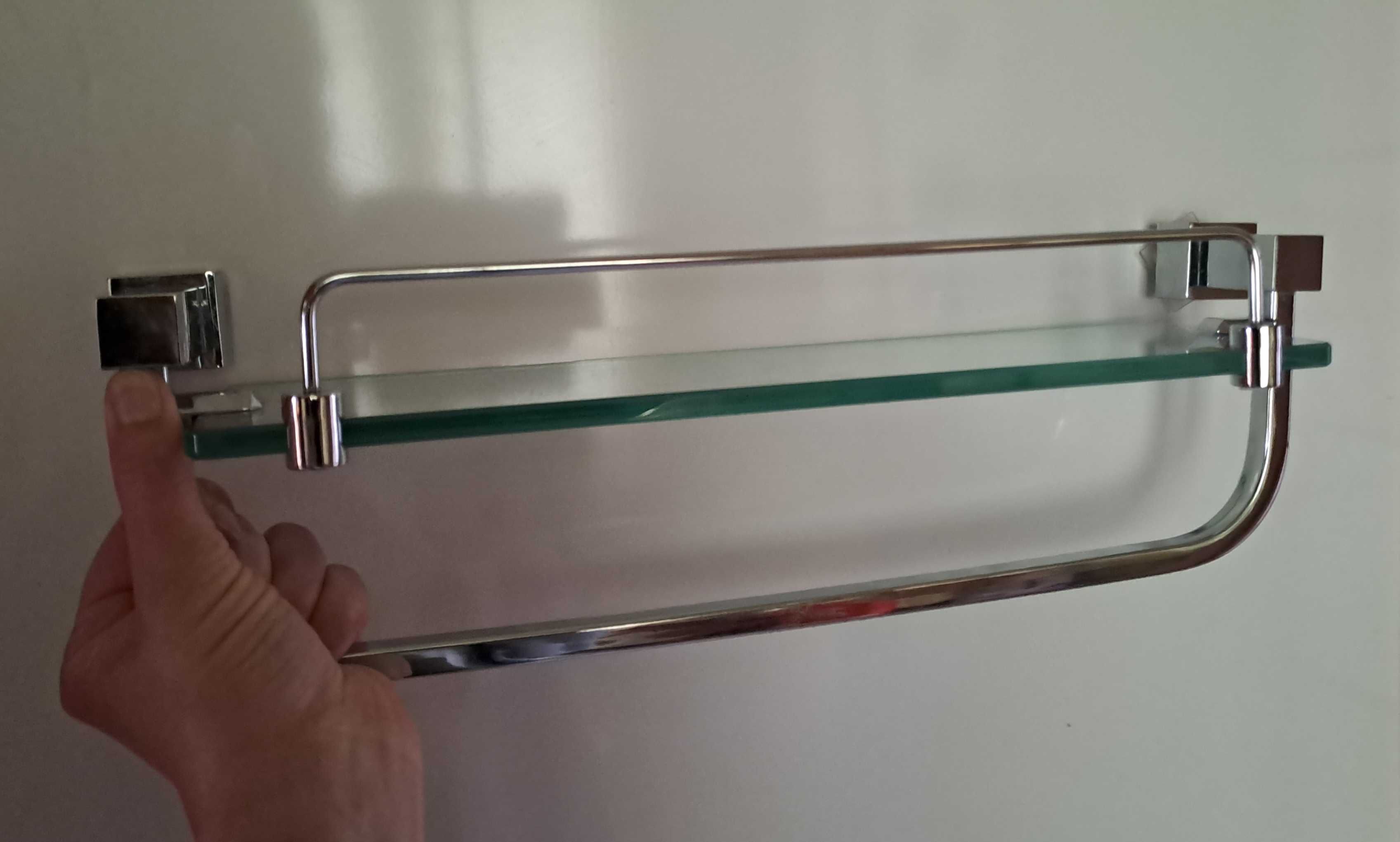 Półka szklana do kabiny hydromasażowej stan bdb