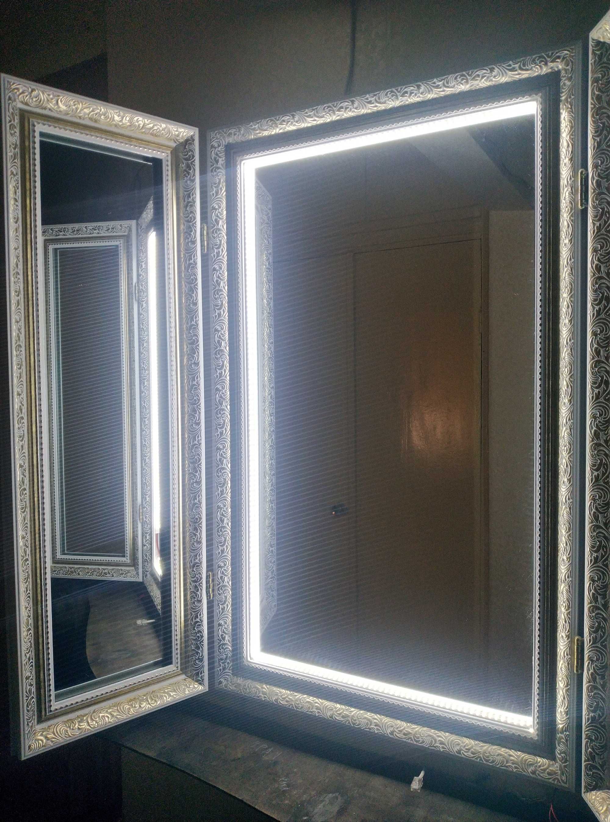 Зеркало настенное тройное