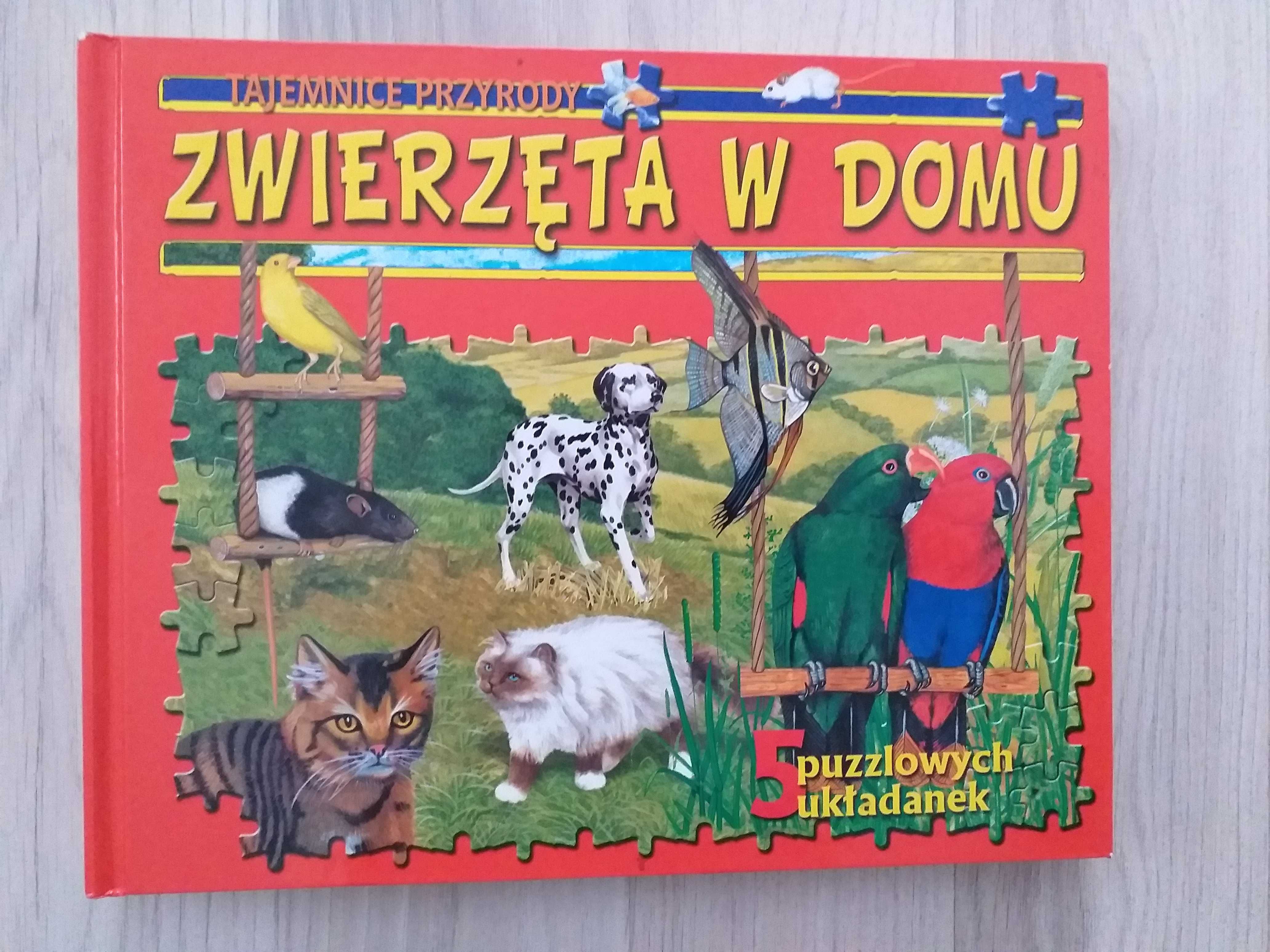 Książka PUZZLE Tajemnice Przyrody Zwierzęta w domu