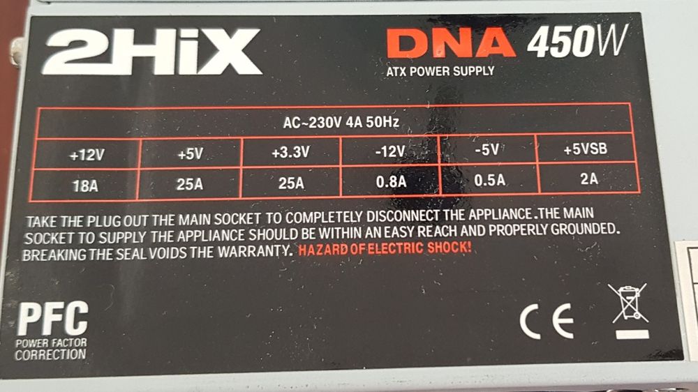 Fontes de alimentação psu atx Pentium