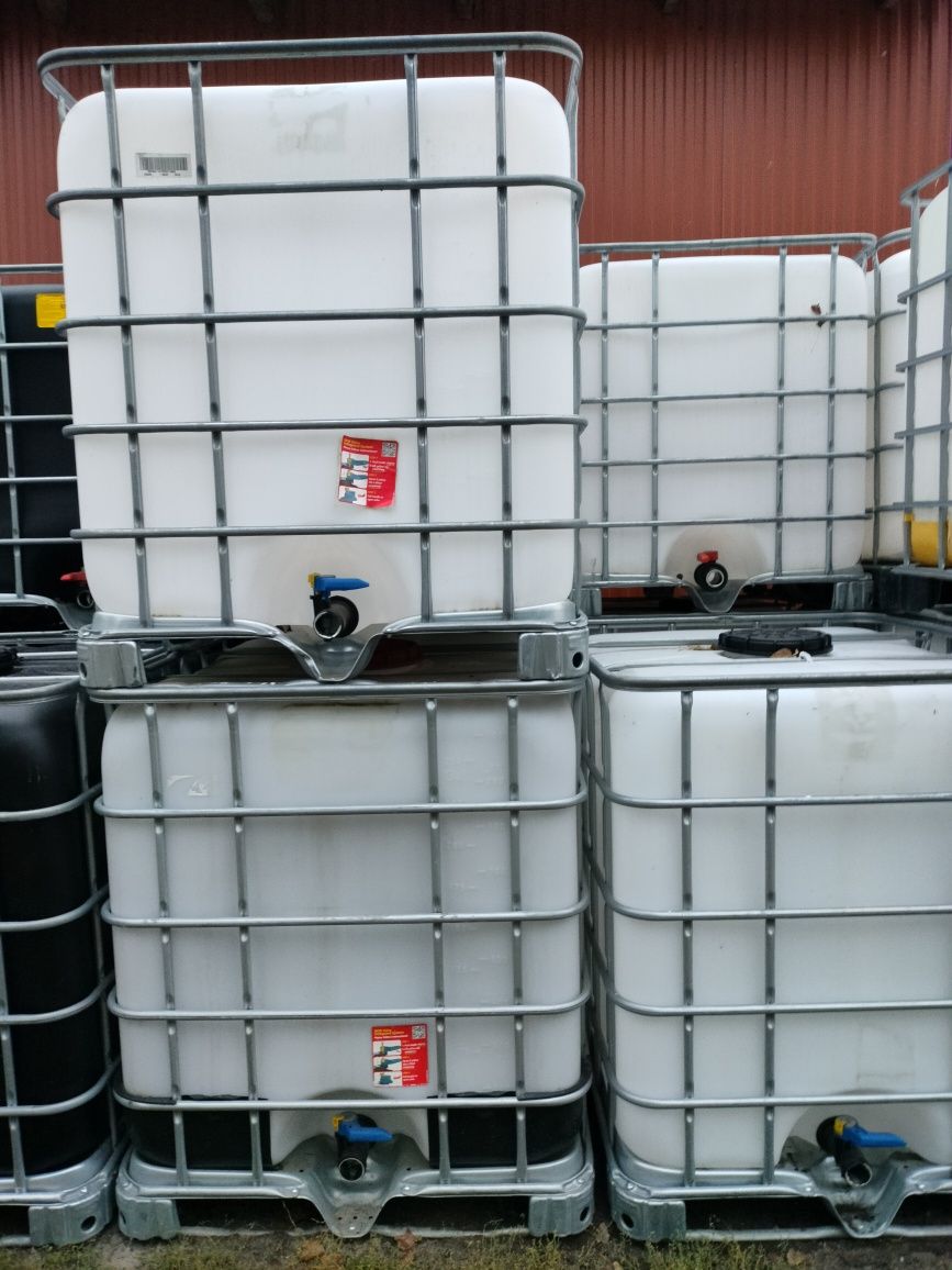 Beczka mauzer paletopojemnik IBC małzer kontener na wodę 1000l 600l