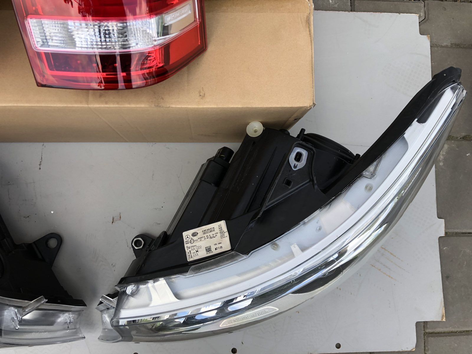 Фара фары фари стоп фонарь лед Full Led  віто447Mercedes Vito V-Class