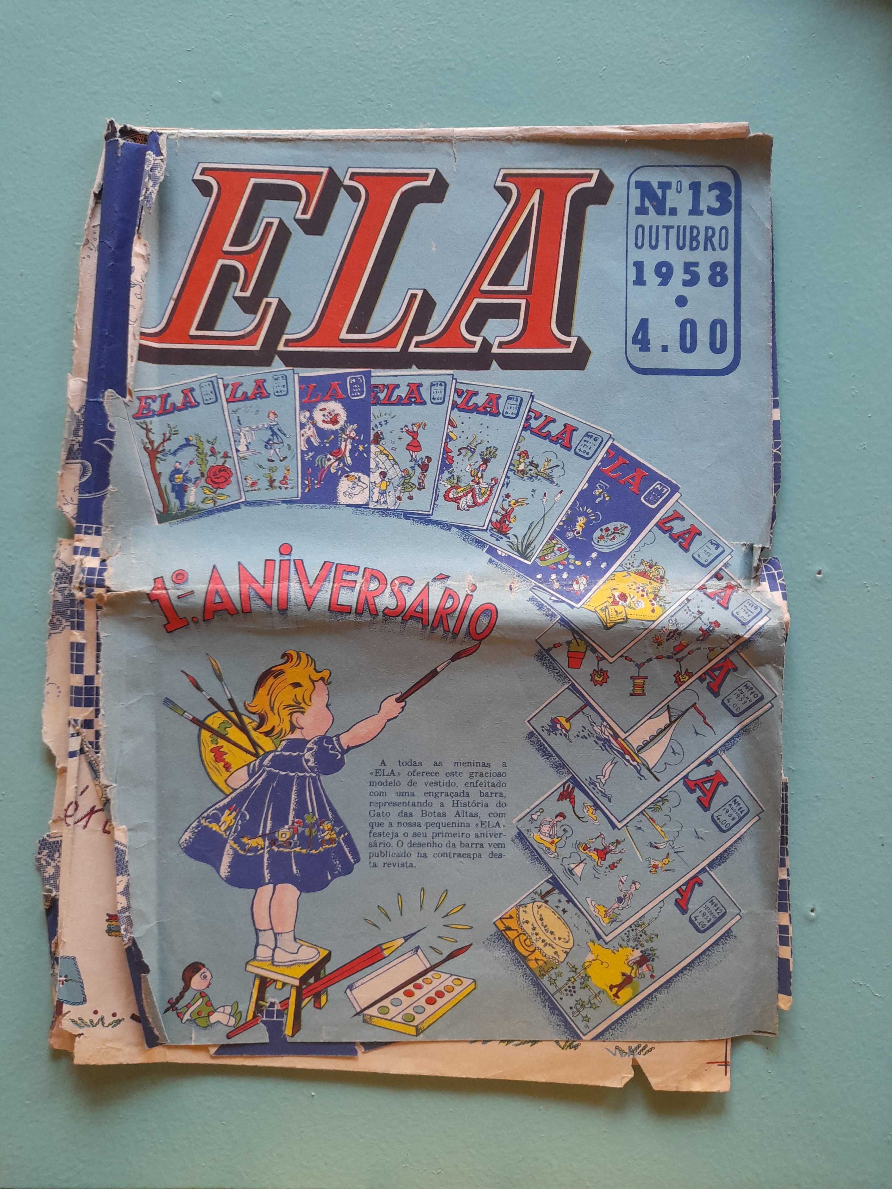 Revistas antigas "ELA" 1957-64