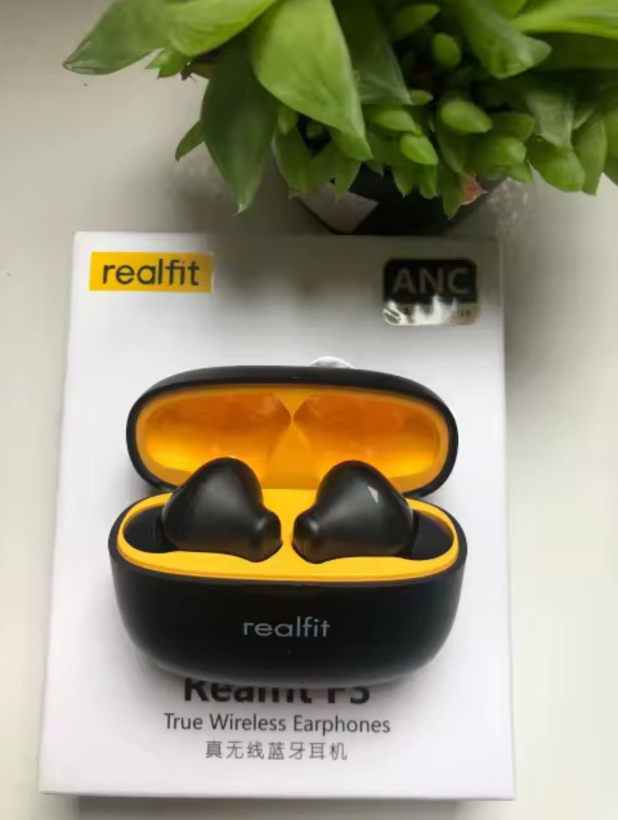 RealFitt F3 Bluetooth V5.4 ANC+ENC [Czarne]