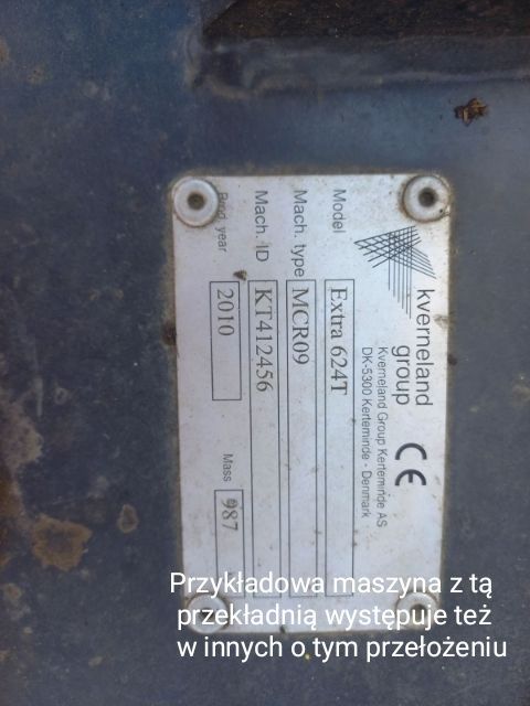 Vicon Kvenerland extra kosiarka dyskowa koła zębate 12x47 zębów