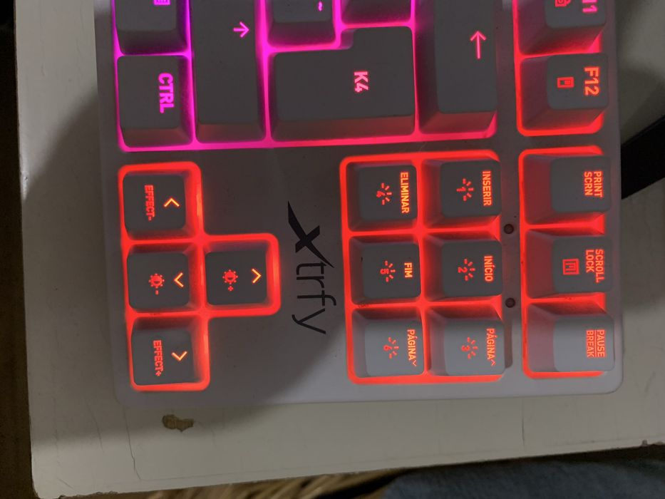 Kit Teclado RGB, ratoRGBe fones