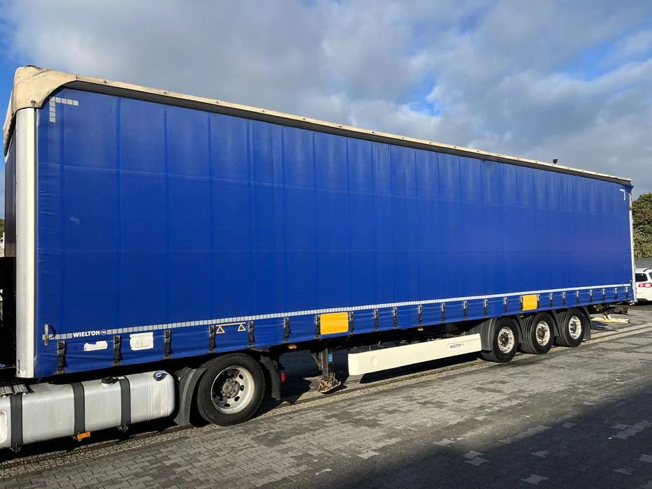 Wielton NS3K FIRANKA PLANDEKA  Firanka MEGA Osie BPW Suwany Podnoszony Dach Koła "19.5 Bardzo Zadbana