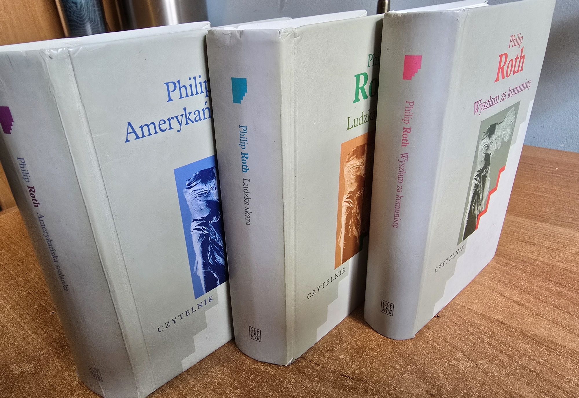 3 X Philip Roth-Wyszłam za komunistę,Ludzka skaza,Amerykańska sielanka