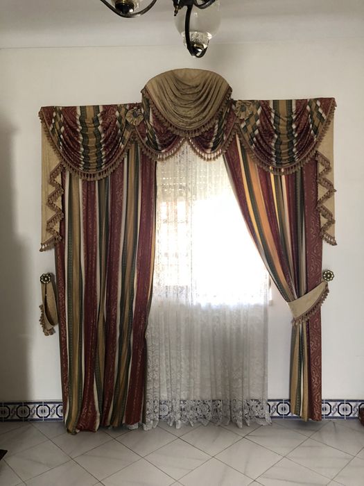 Conjunto completo de cortinados