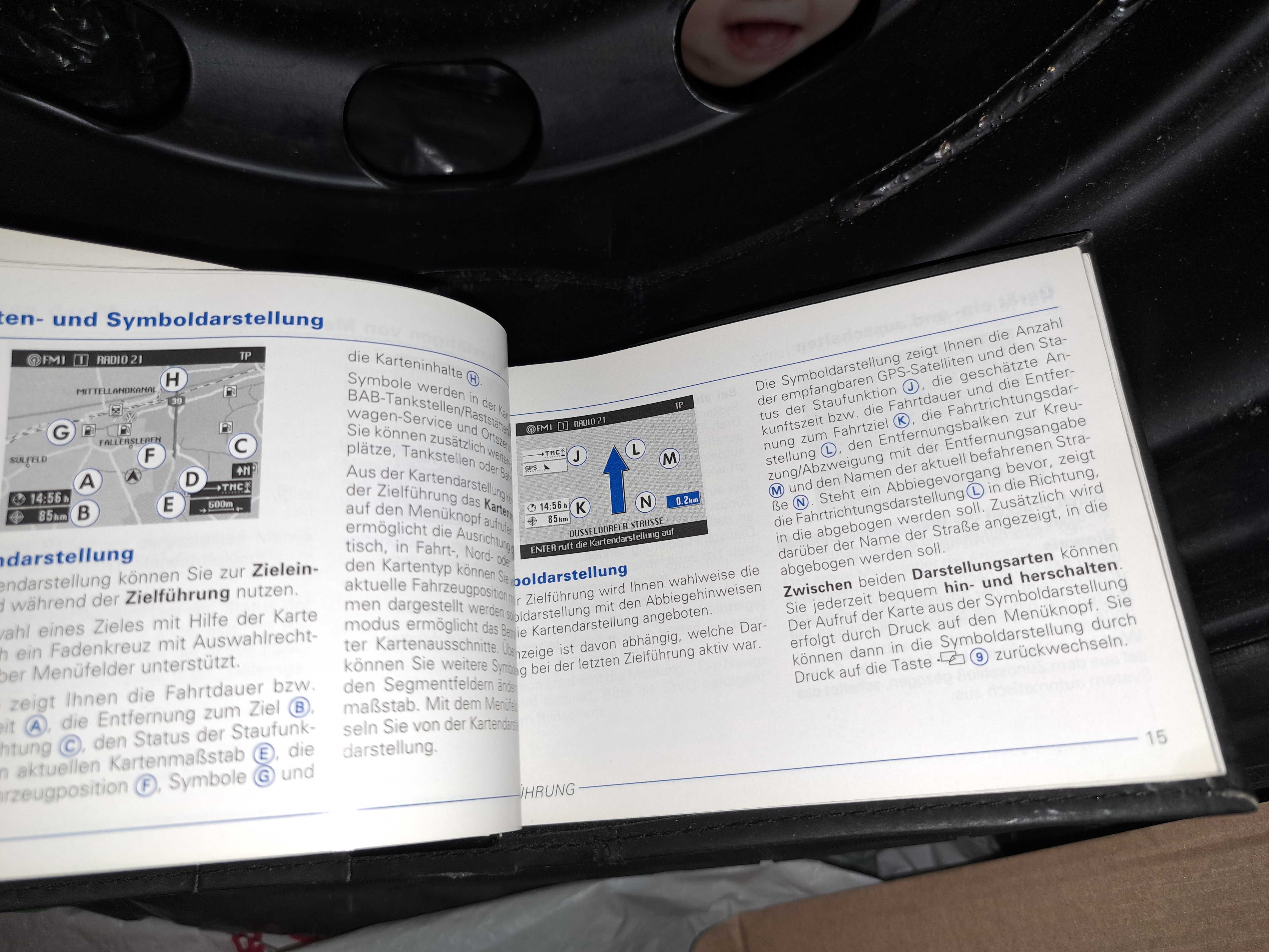 Instrukcja obsługi książeczka,  segregator  VW   Mfd