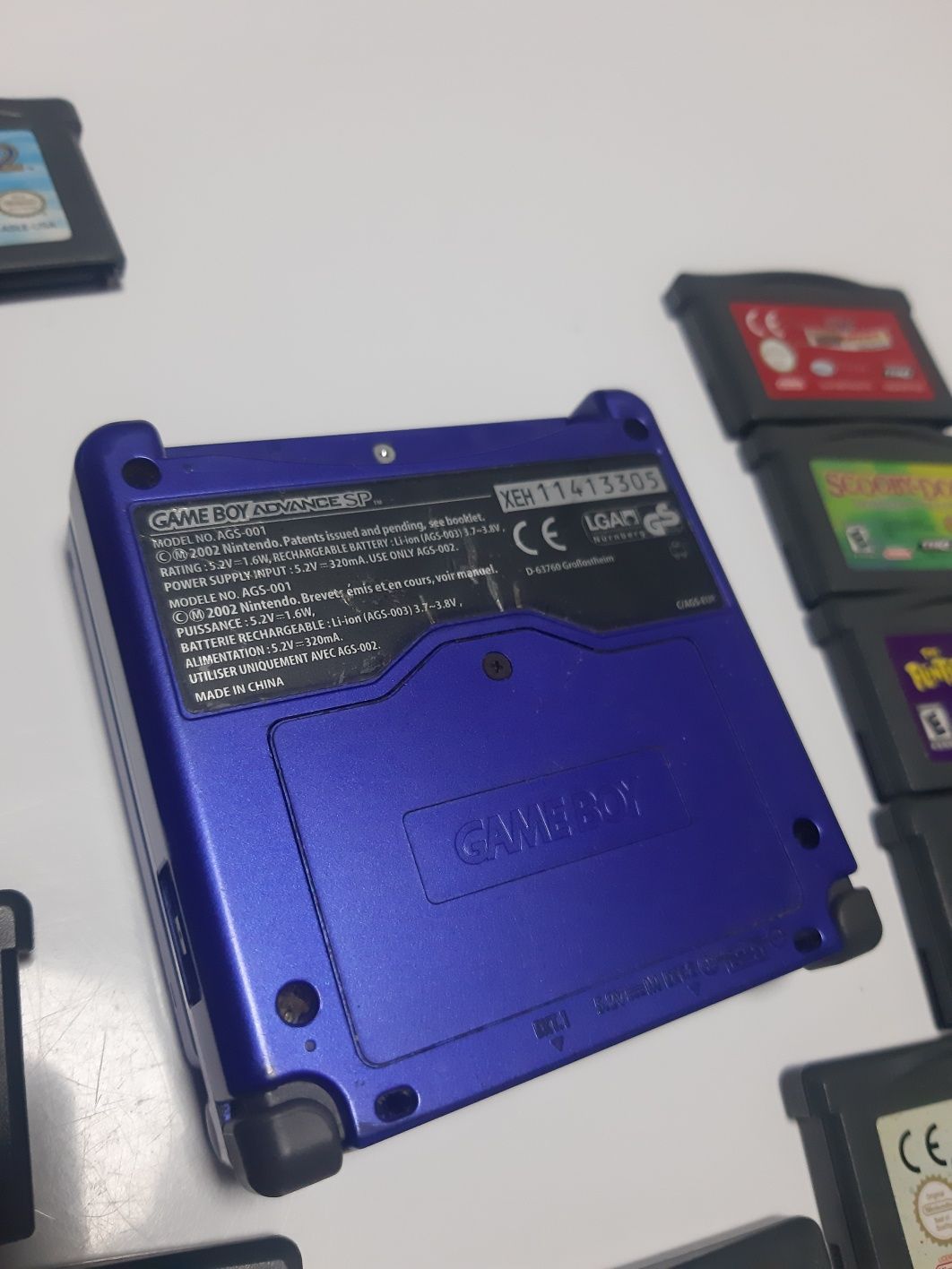 Gameboy Advance SP niebieski Blue 16 gier ładowarka lub zamiana na PS4