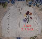 Roupa de menina, tamanho 1.5 a 2 anos.