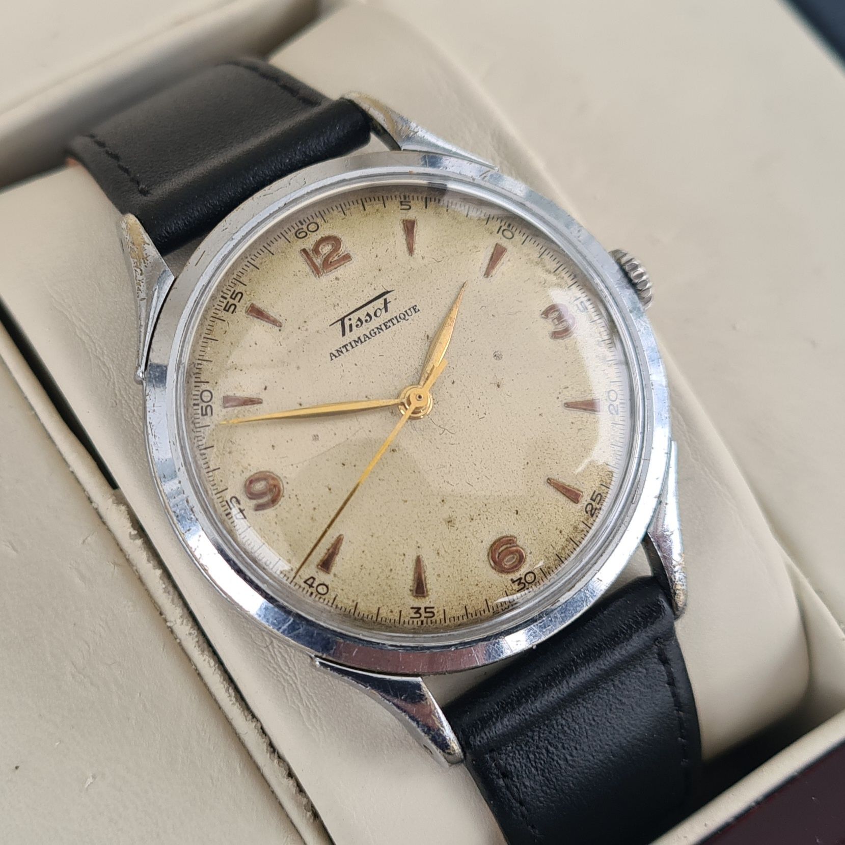 TISSOT Olbrzym lata 50-te zegarek SWISS