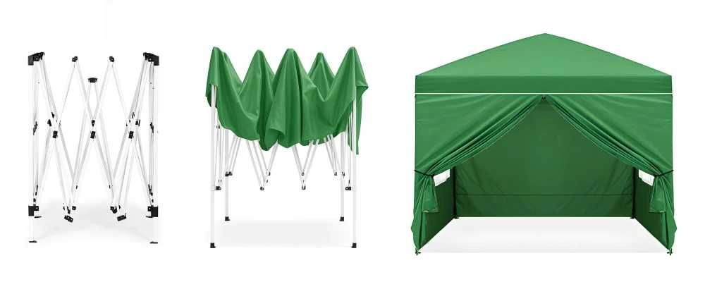 Namiot pawilon ogrodowy handlowy 3 x 3 m Pergola ogrodowa WYTRZYMAŁY