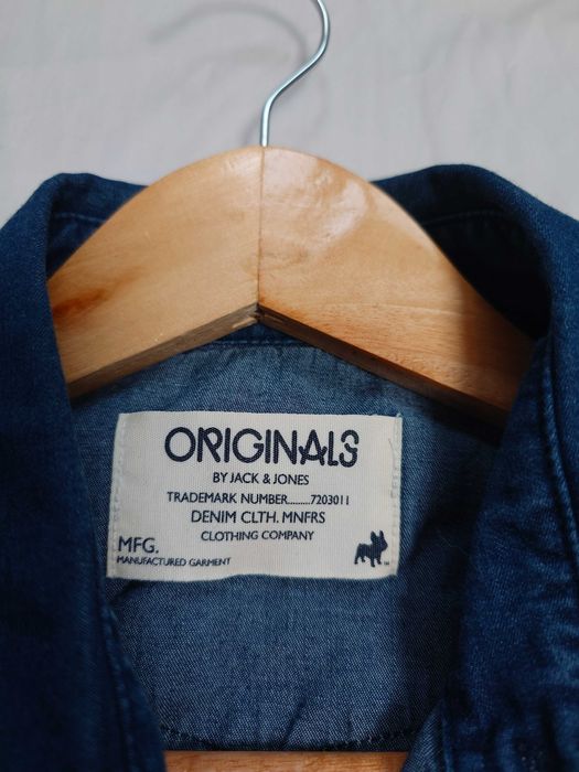 Jeansowa koszula z długim rękawem Jack & Jones S