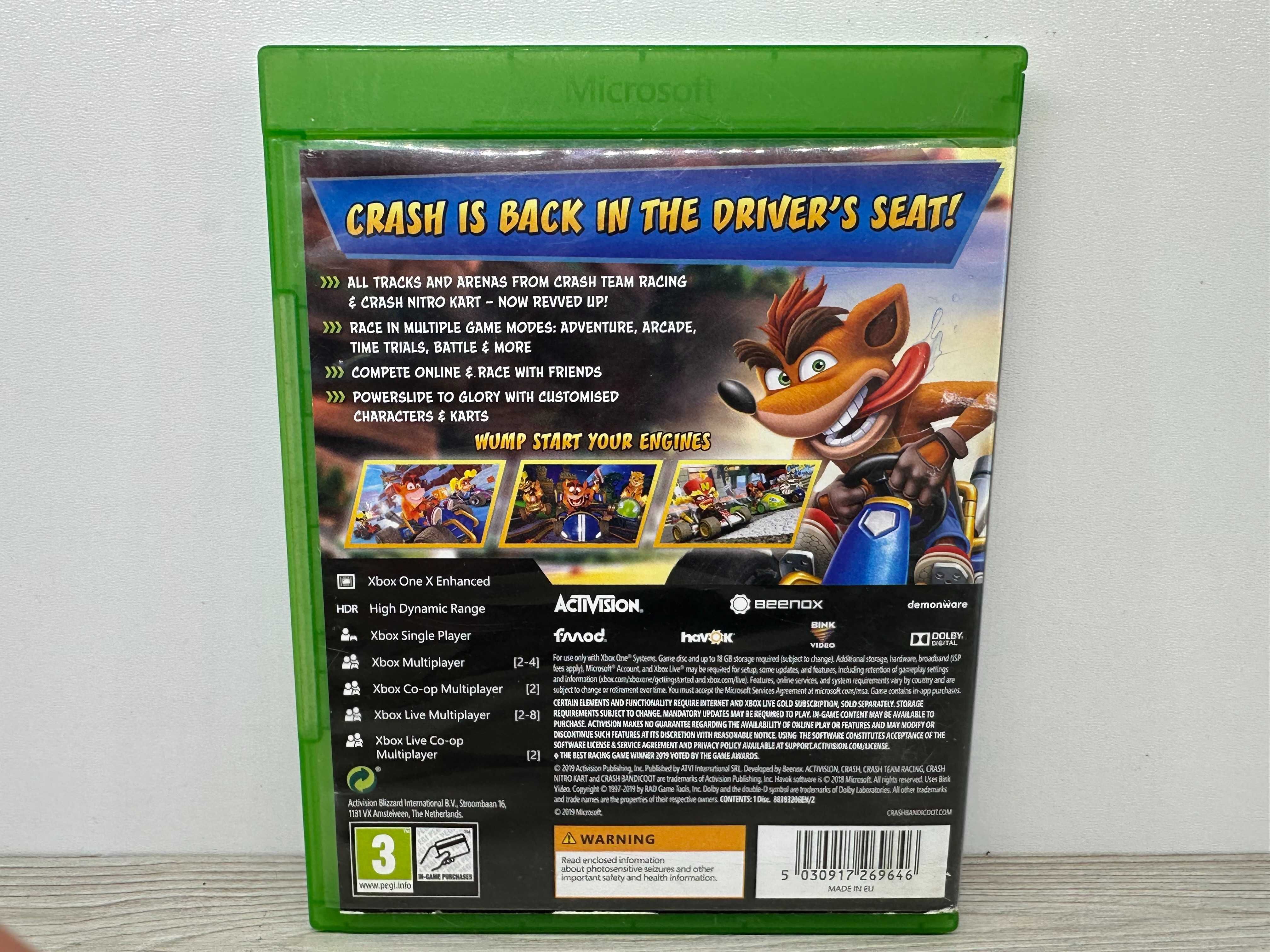 Gra CTR Crash Team Racing Microsoft Xbox One