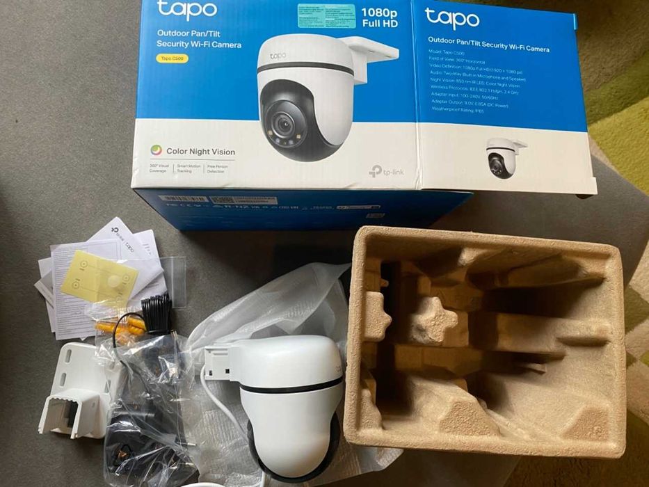 NOWA Kamera Zewnętrzna Wifi Obrotowa Mikrofon Głośnik Alarm OKAZJA