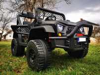 WRANGLER JEEP TERENOWY 24V 400W Elektryczny Auto Akumulator 2 DZIECI