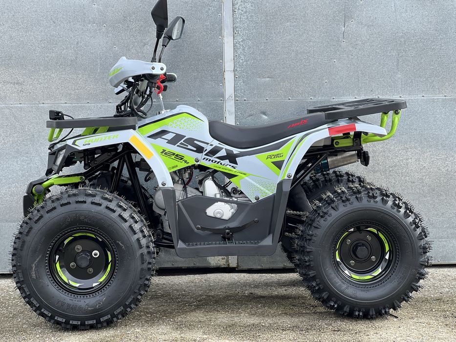 Quad ASIX Hunter Pro 125 1+1 Full Led Kola 8” Licznik 2025r Nowy Model