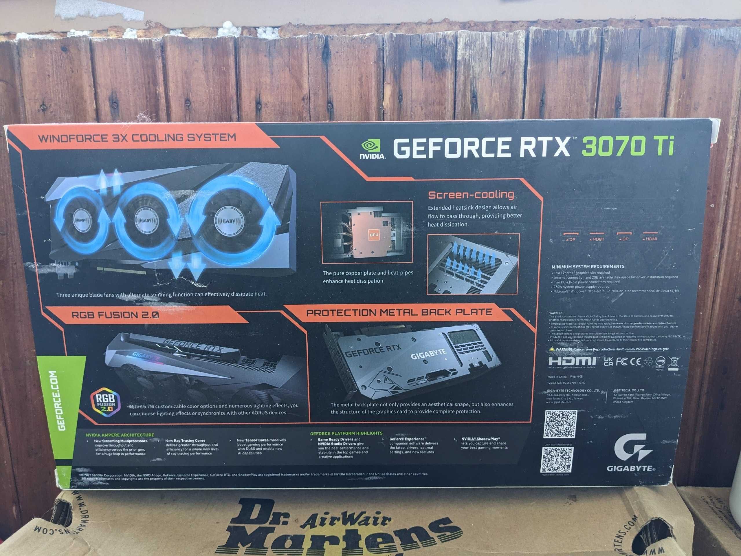 Відеокарта GIGABYTE GeForce RTX 3070 Ti GAMING OC 8G