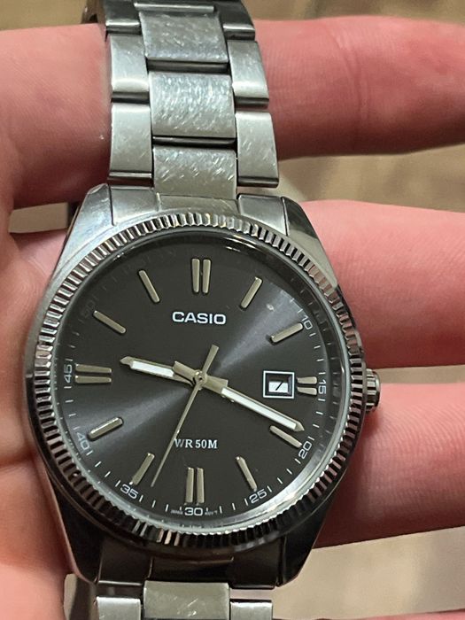 Casio MTP-1302D-1A1 Оригінал | Стан як новий | Сріблястий циферблат