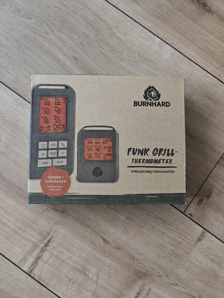 Termometr do mięsa na grill grilla do piekarnika Burnhard Okazja nowy