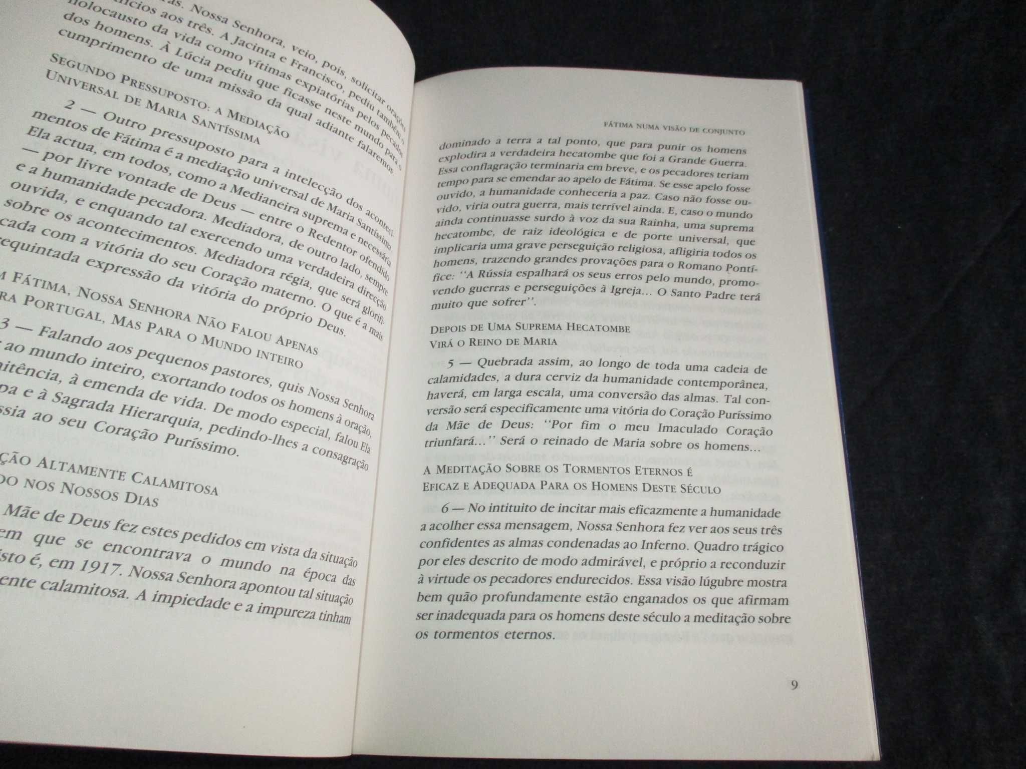 Livro As Aparições e a Mensagem de Fátima