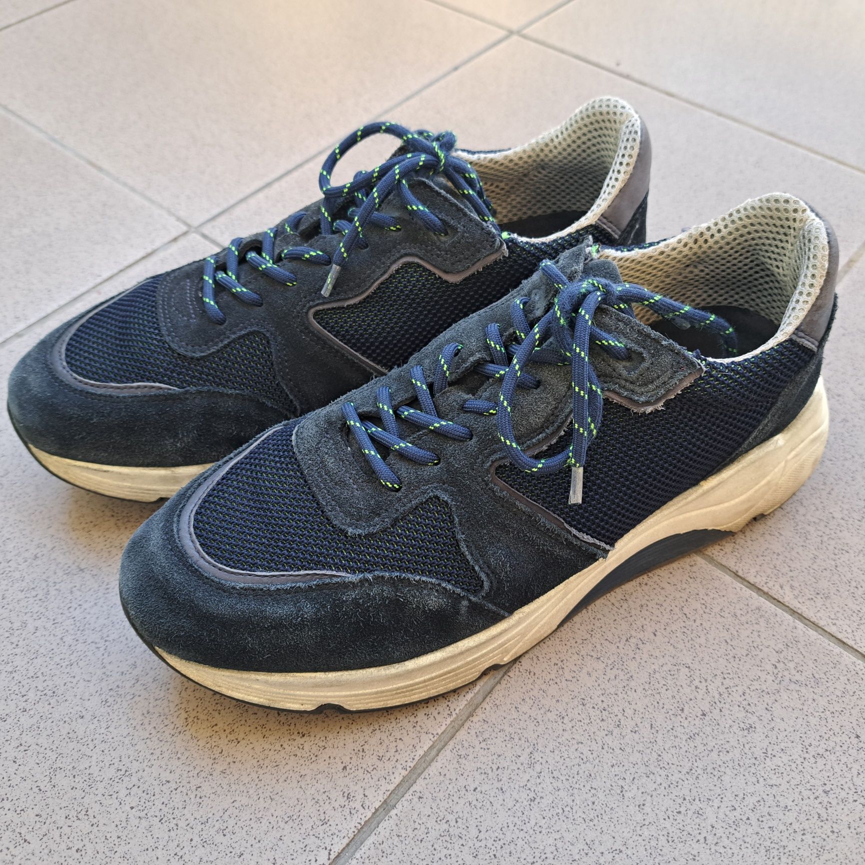 Wysokie sneakersy Wojas | skóra zamszowa