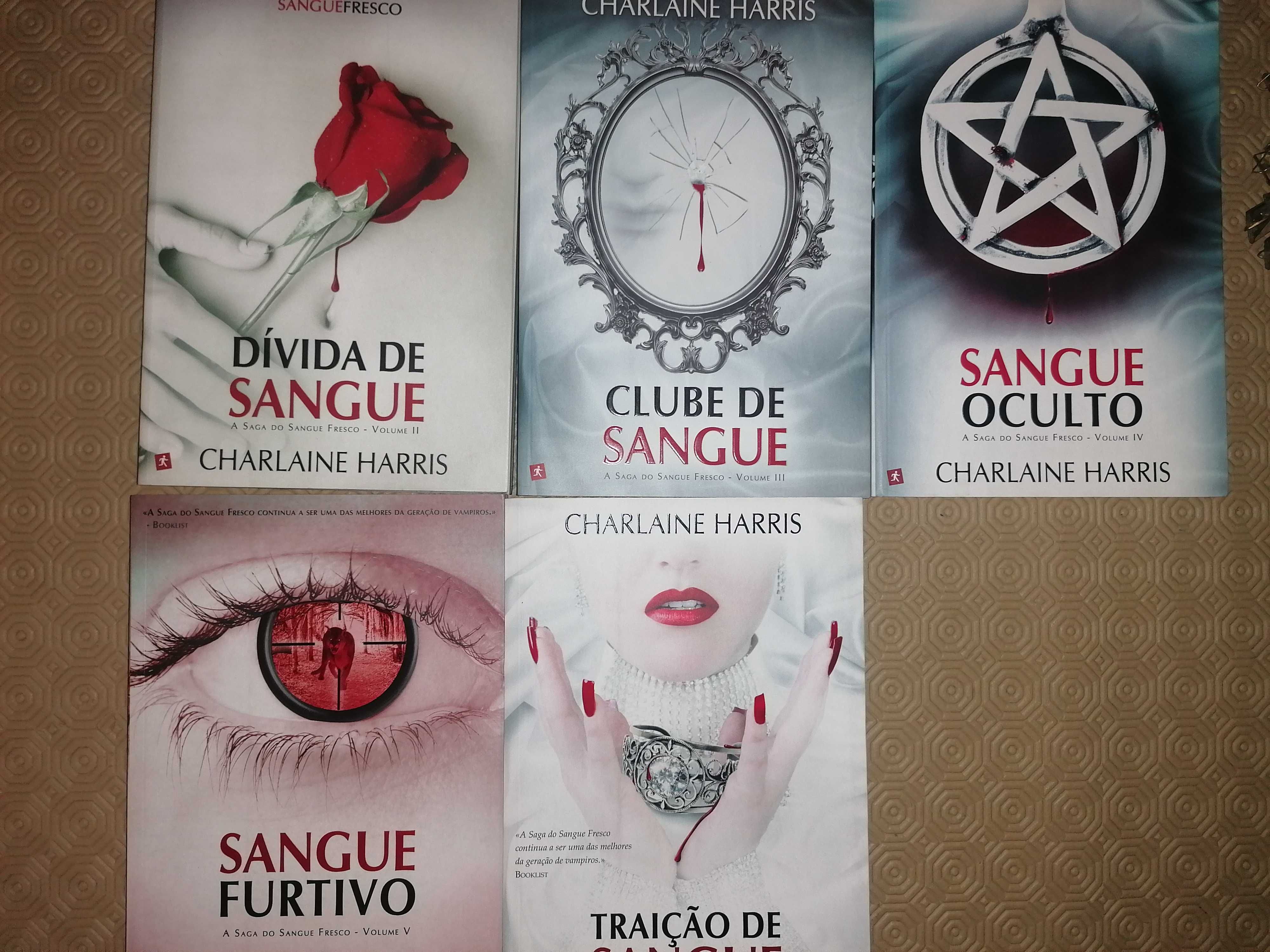 Livros Charlaine Harris já com portes