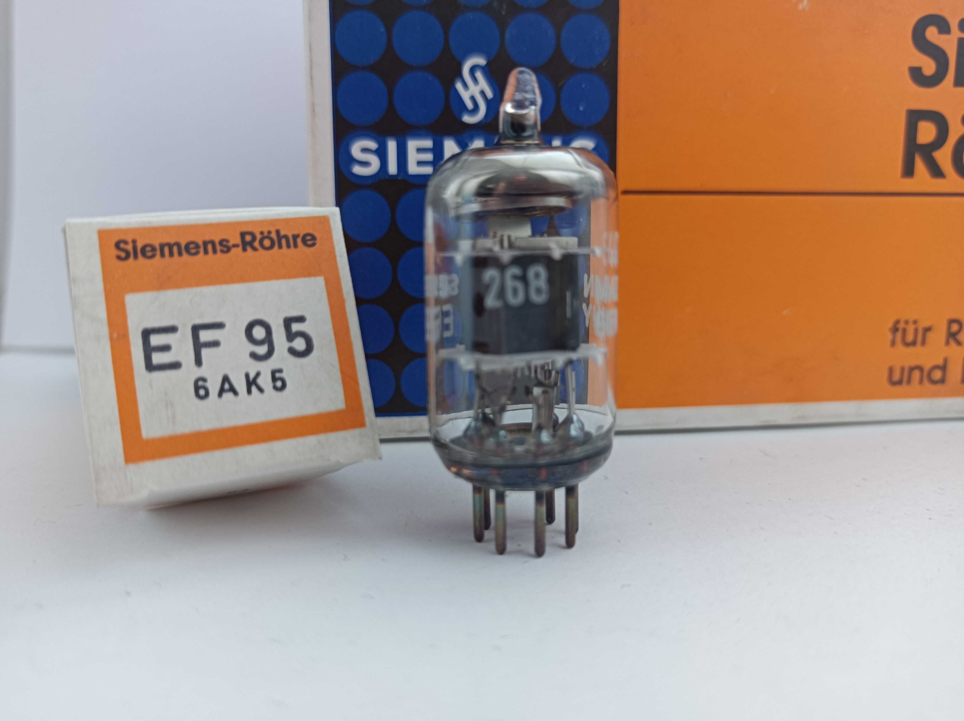 lampy Siemens EF95 6AK5 5654 ~ 6J1~ 6Ż1P dwie kwadry=oktet nowe NOS