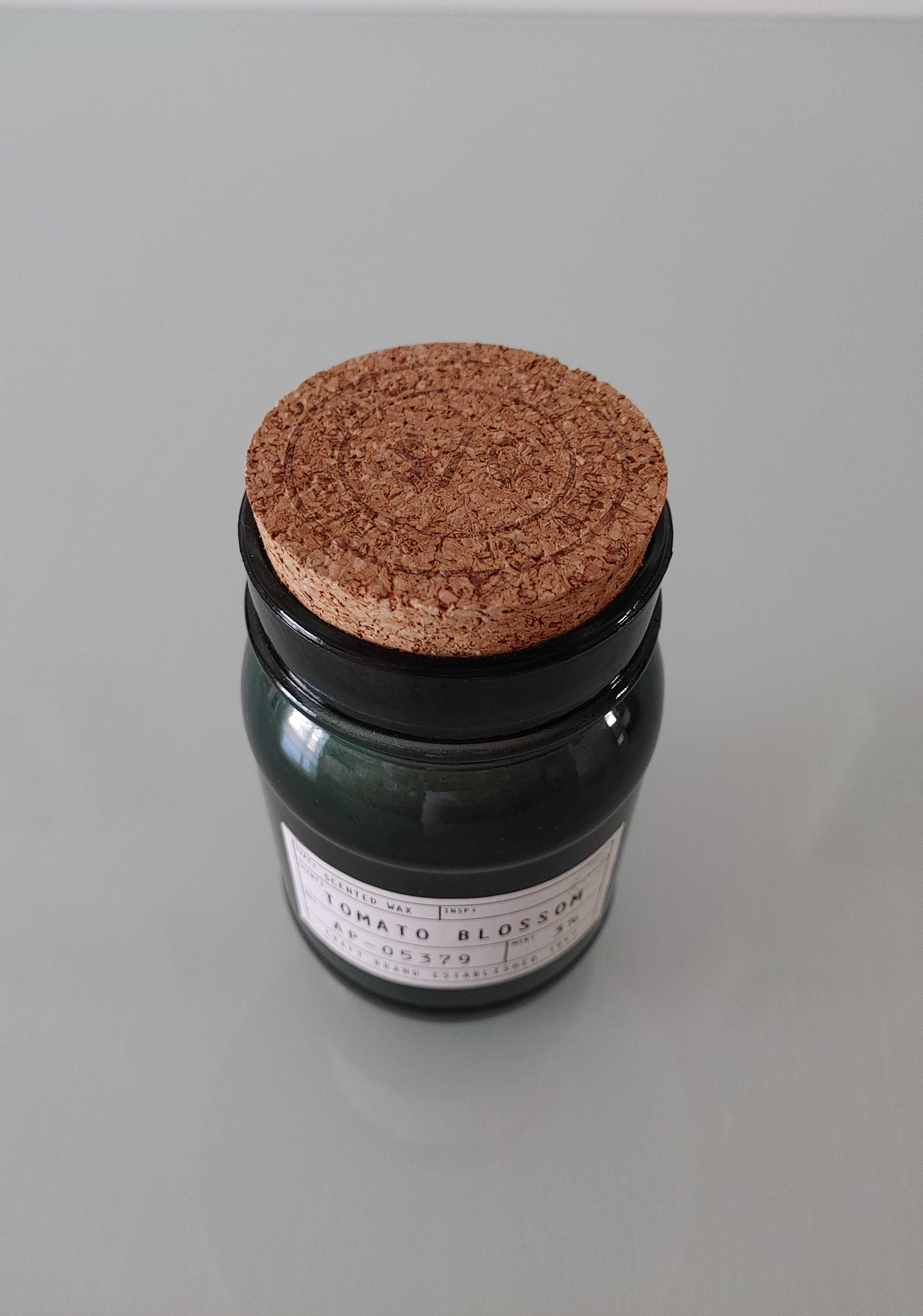 Vela frasco vidro com tampa cortiça H&M Home (III)