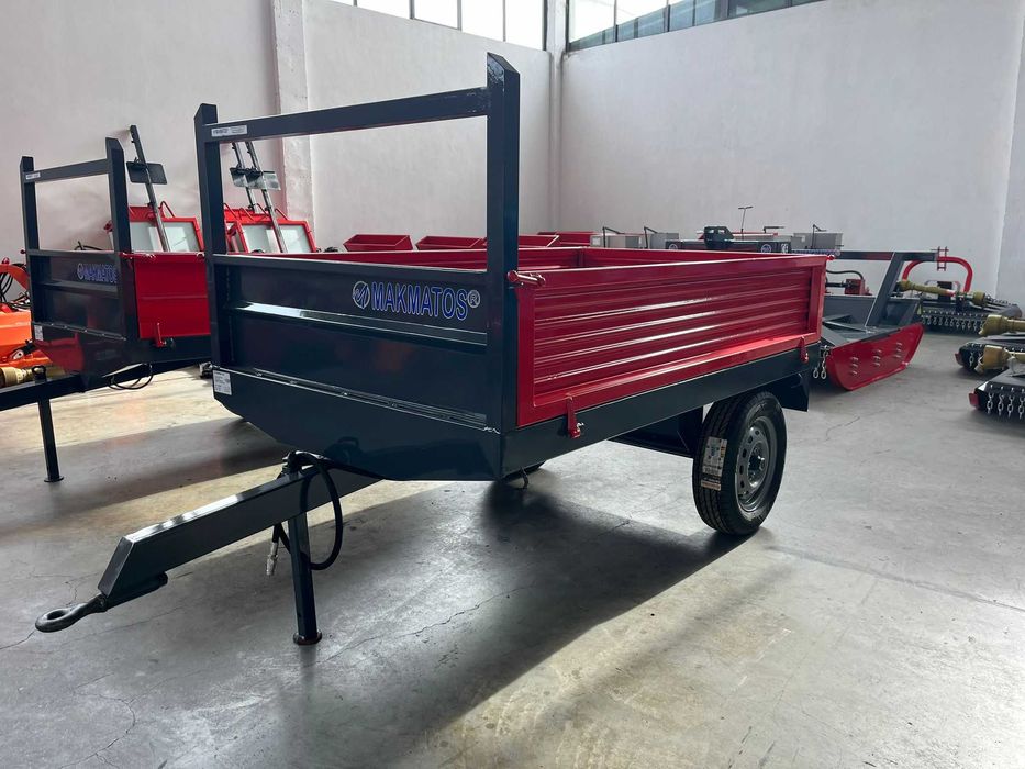 Reboque/Atrelado para mini trator hidráulico NOVO