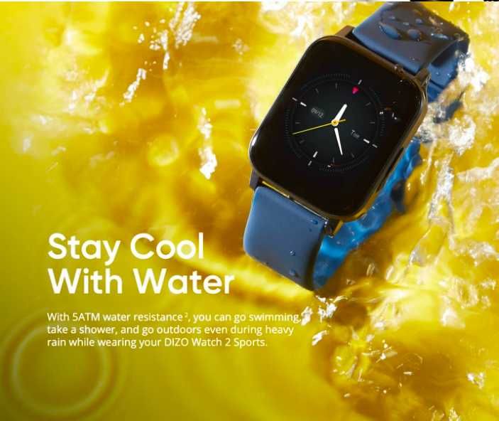 Realme Techlife DIZO Watch 2 Sport смарт-часы . Silver grey