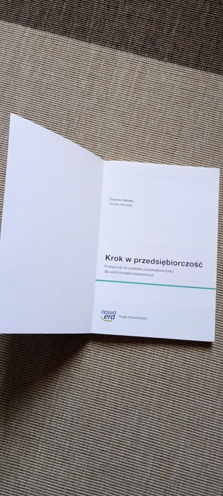 Podręcznik -Krok w przedsiębiorczość kl.2.
