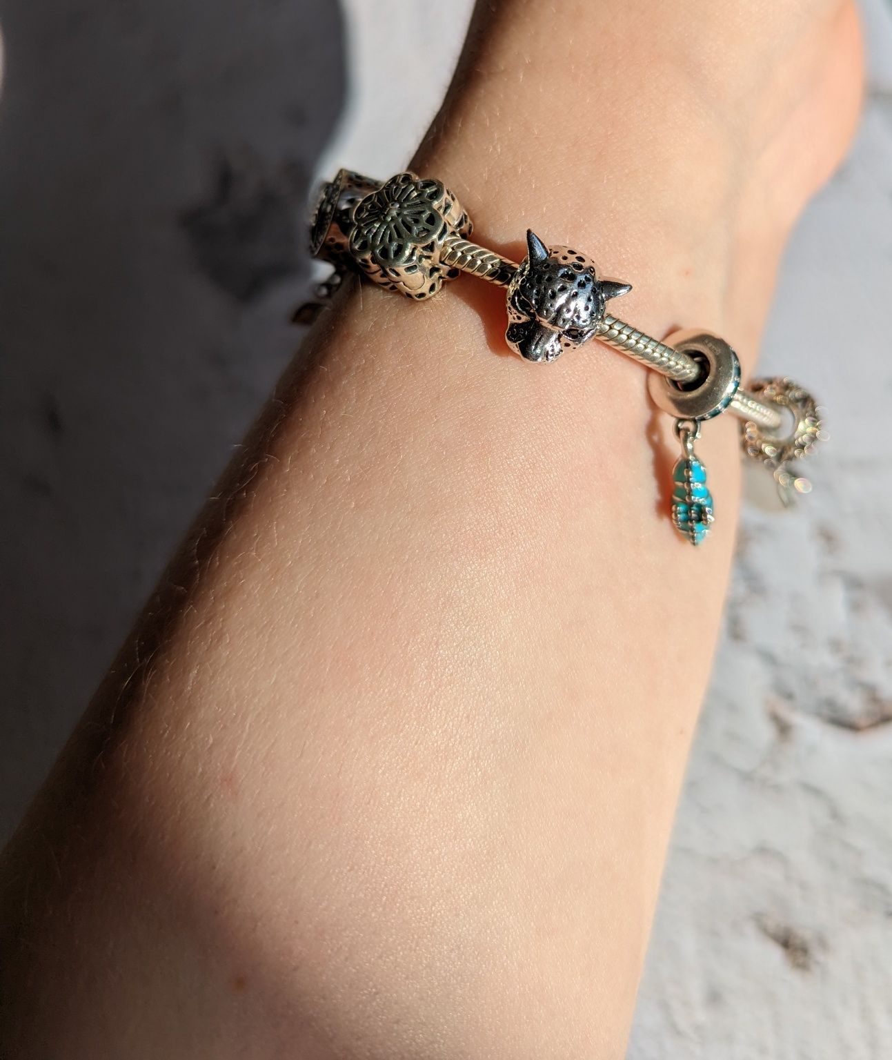 Класичний срібний браслет Pandora 18 см, оригінал