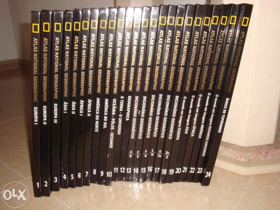 Atlas National Geographic estado novo 24 livros