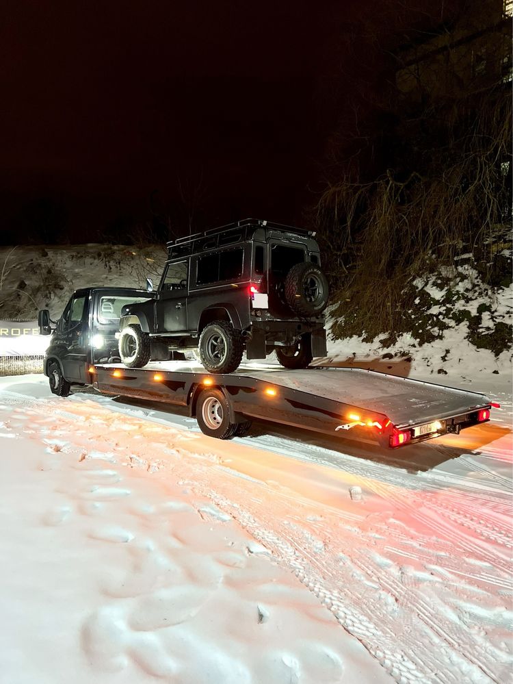 Najazd aluminiowy iveco PRODUCENT zabudowa alu laweta autolaweta