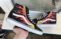 Оригінальні чоловічі кросівки Vans Sk8 hi Flame old skool SB 44-44,5 р