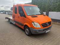Mercedes-Benz Sprinter SPRINTER 319 autolaweta auto laweta podwójna kabina salon polska