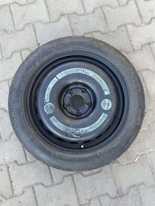 Koło dojazdowe dojazdówka zapas mercedes 17” et17 5x112 125/80r17