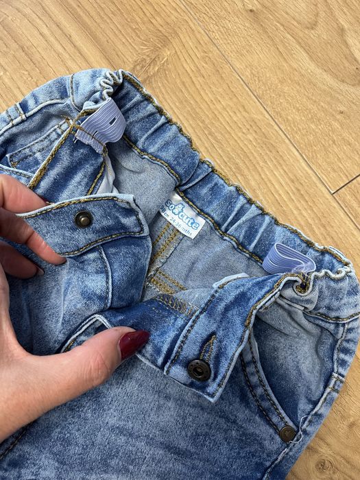Jeansy niebieskie chłopięce rozm 98 So Cute Pepco