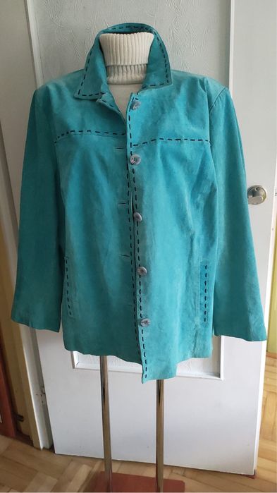 Kurtka damska turkusowa