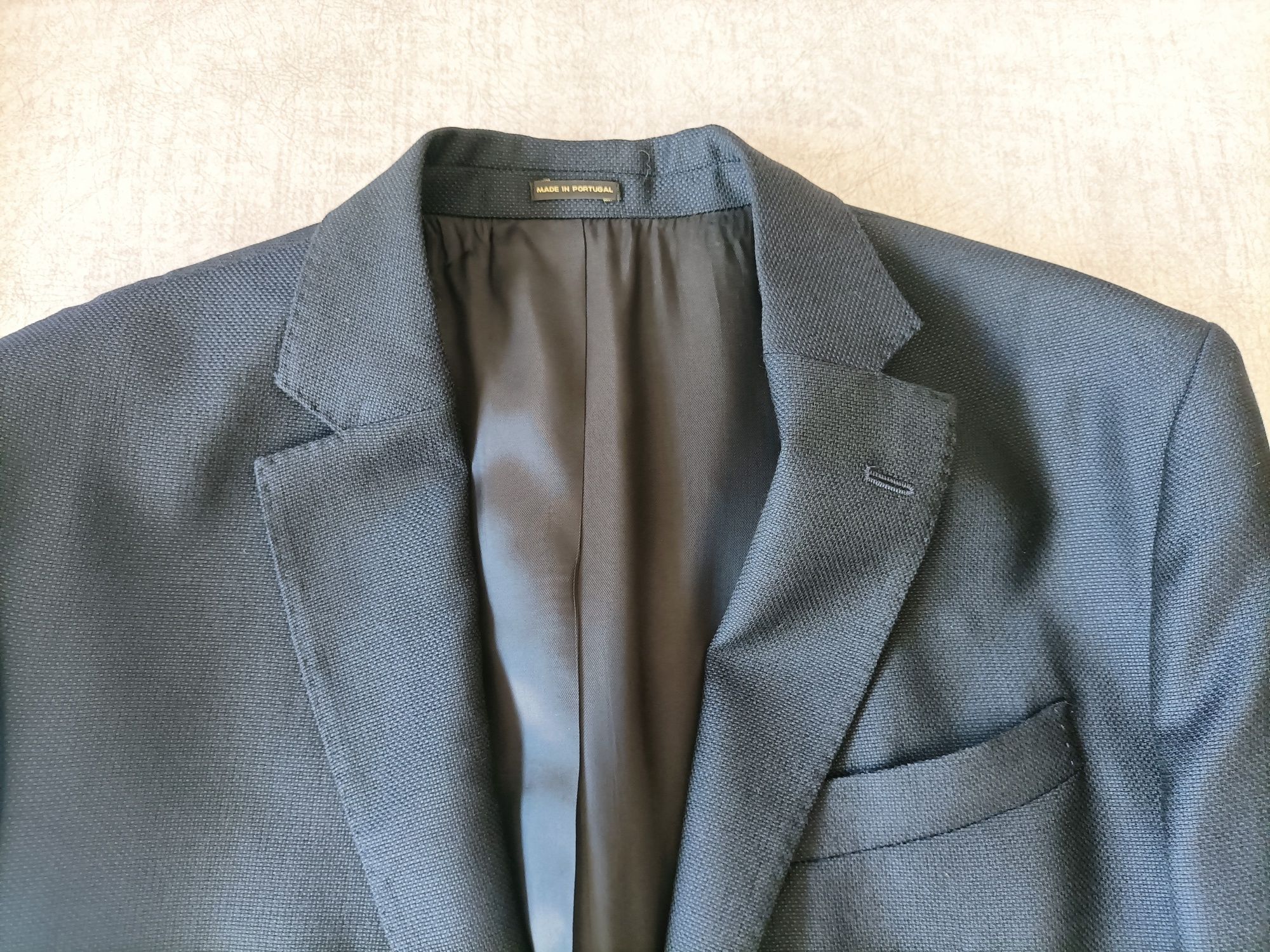 Novo - Blazer Massimo Dutti Azul-Marinho T46