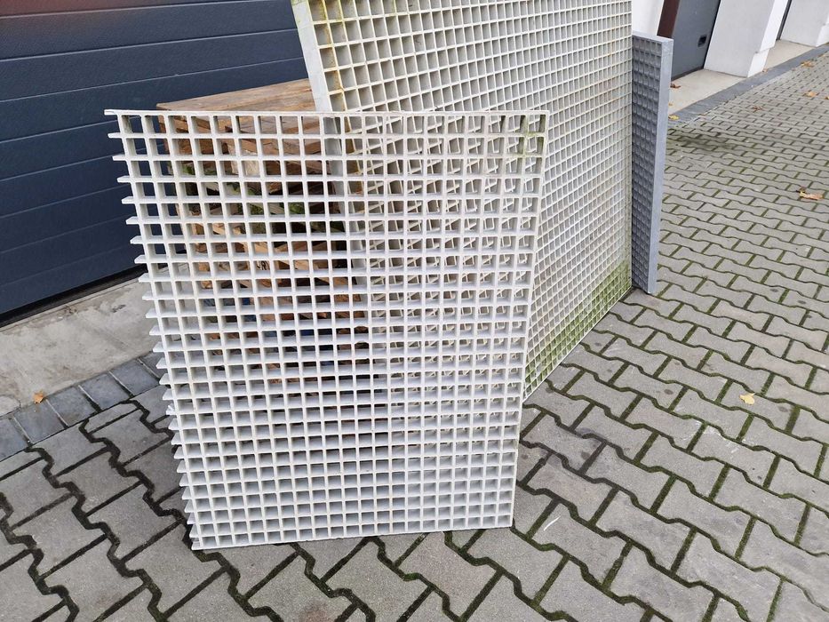 Krata pomostowa z tworzywa podłogowa z polipropylenu WEMA ociekowa