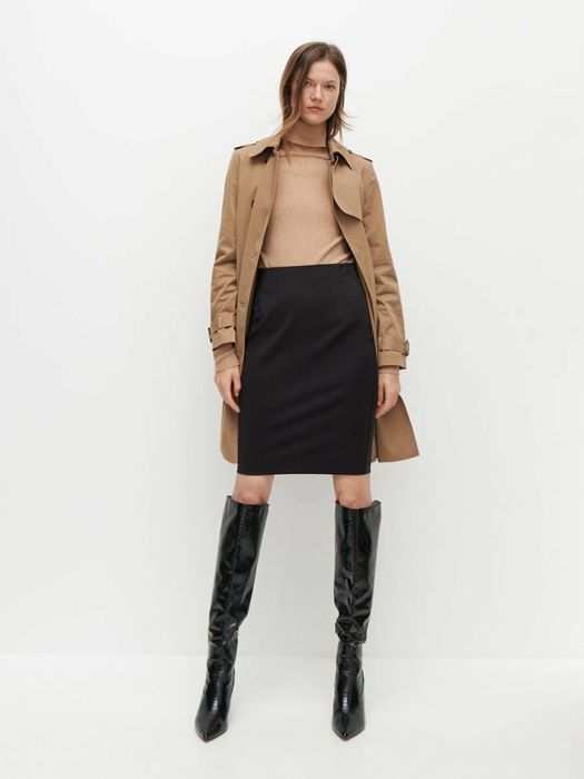 Юбка спідниця чорна класична Reserved.